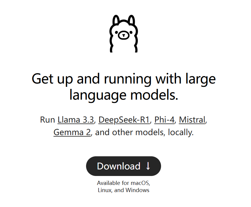 ollama 다운로드